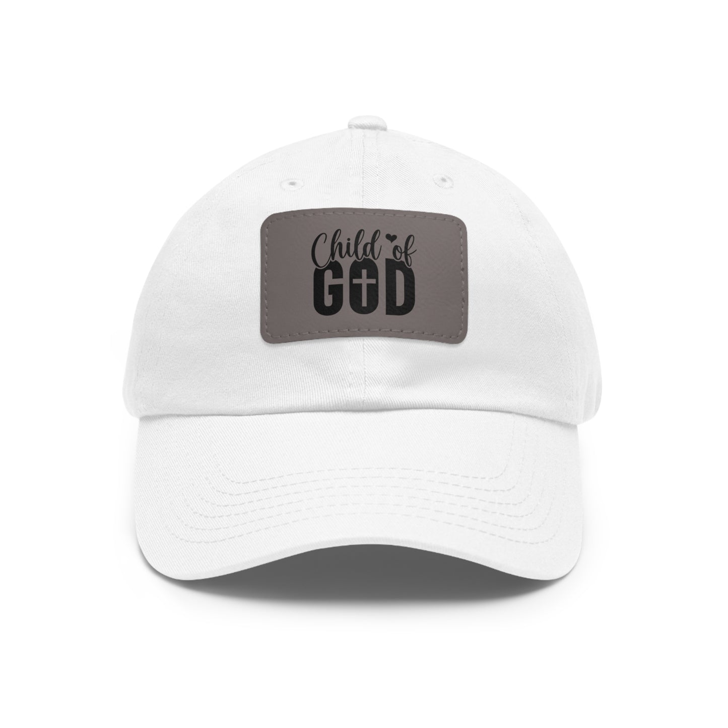 Custom Leather Patch Dad Hat